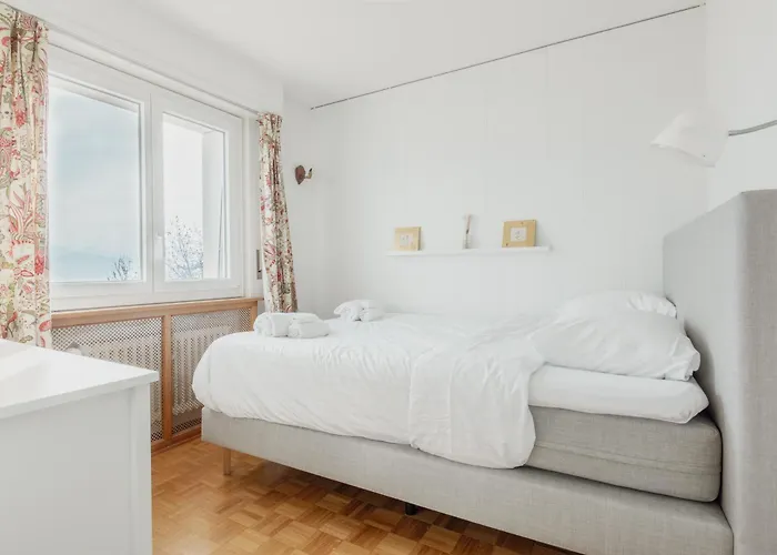 Daire Avec Vue Spectaculaire Sur Les Montagnes Crans-Montana